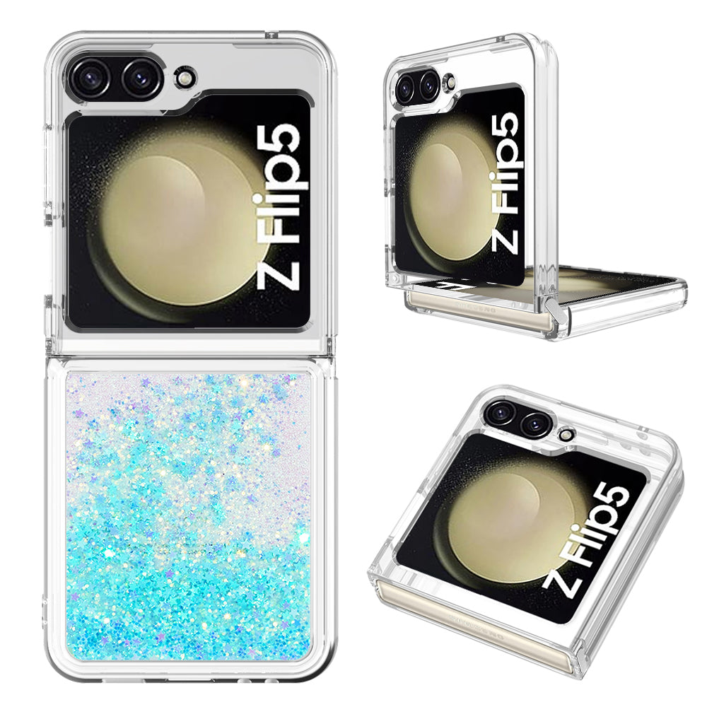YB Quicksand Series-1 Liquid Phone Case for Samsung Galaxy Z Flip5 5G Floating Glitter Soft TPU Protective Cover YB Quicksand Series-1 Liquid Phone Case for Samsung Galaxy Z Flip5 5G Floating Glitter Soft TPU Protective Cover